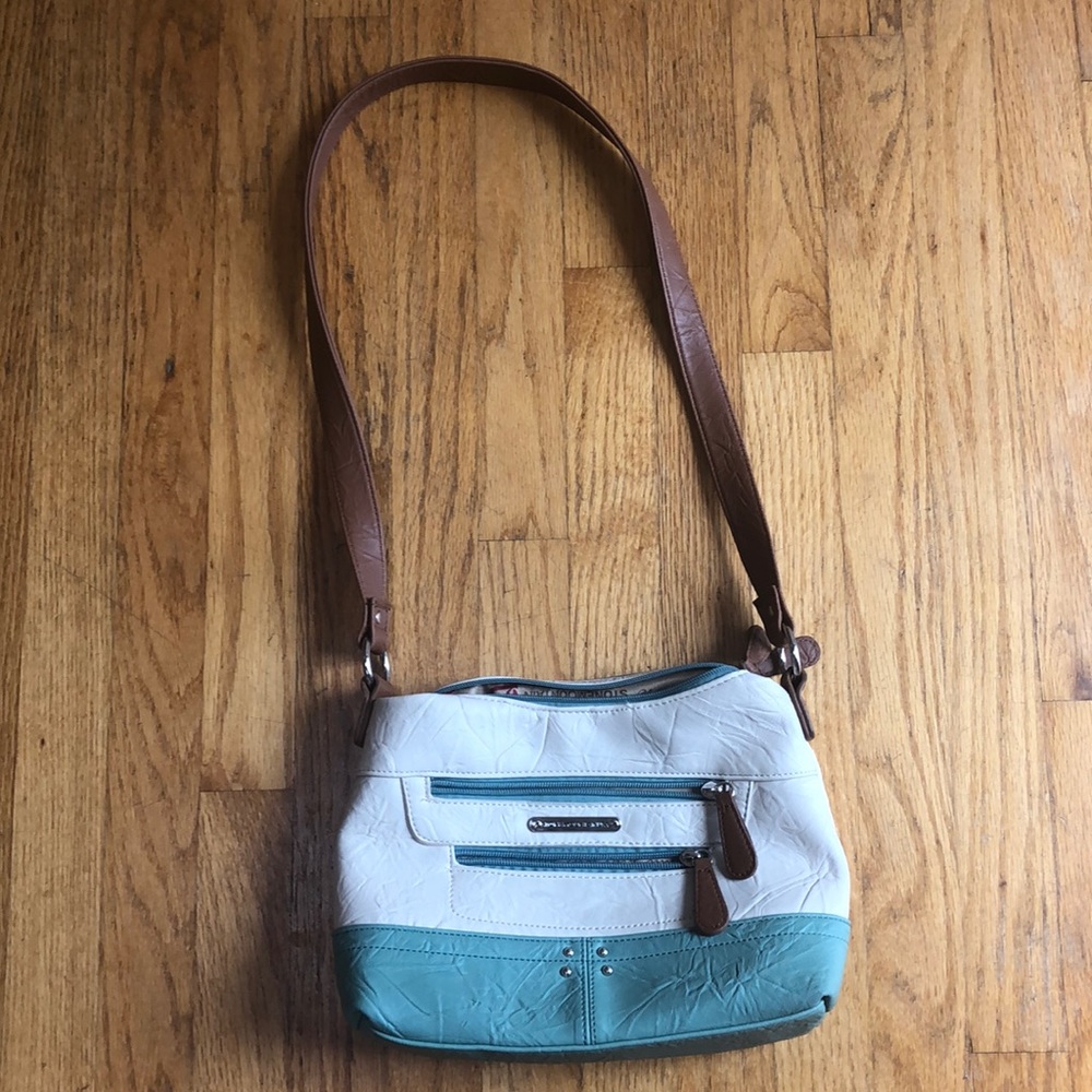 Stone Mountain USA multi pocket shoulder bag